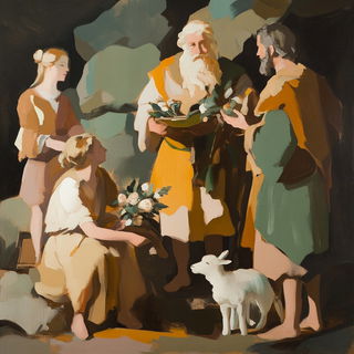 Pyrite Cataract style, Midjourney V6.1: classical 18th-century oil painting