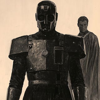 Nacre Vow style, Midjourney V6.1: concept art character design of retropunk steam knight