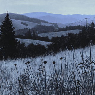 Nacre Vow style, Midjourney V6.1: realistic landscape photograph of quiet dawn