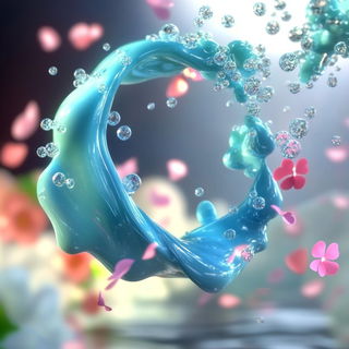 Botanoballet style, Midjourney V6.1: abstract 3D render