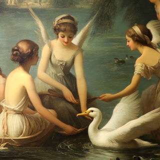Botanoballet style, Midjourney V6.1: classical 18th-century oil painting