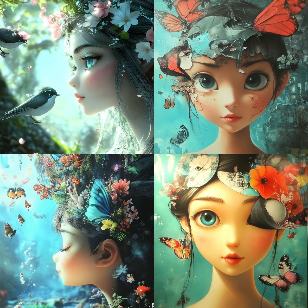 Botanoballet style, Midjourney V6.1, render 1 of 4