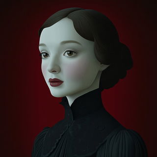 Basaltflare Stratigraphy style, Midjourney V6.1: photographic portrait of female protagonist