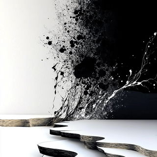 Woodland Cinemanga style, Midjourney V6.1: abstract 3D render