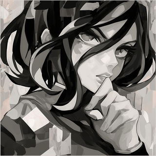 Atlascrash style, Midjourney V6.1: black-and-white manga comic strip