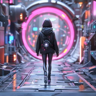 Planetary Cutbank style, Midjourney V6.1: cinematic shot from sci-fi movie