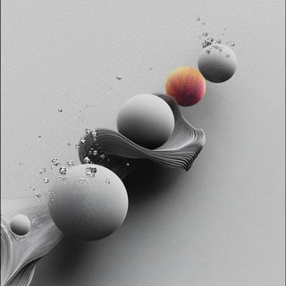 Canyonglow style, Midjourney V6.1: abstract 3D render