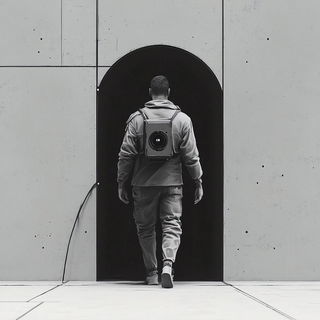Canyonglow style, Midjourney V6.1: cinematic shot from sci-fi movie