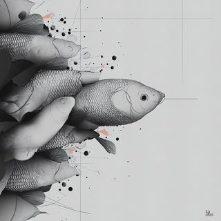 Canyonglow style, Midjourney V6.1: creative pattern composition