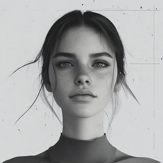 Canyonglow style, Midjourney V6.1: photographic portrait of female protagonist