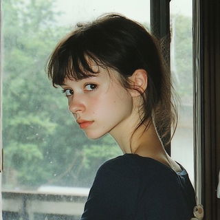 Chromacubist Folkcut style, Midjourney V6.1: photographic portrait of female protagonist