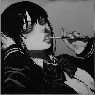 Brushbloom style, Midjourney V6.1: black-and-white manga comic strip