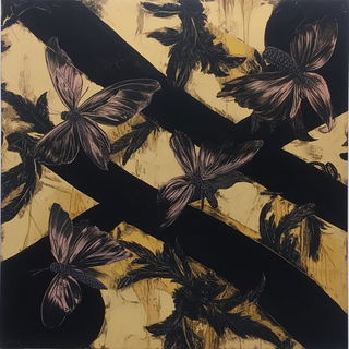 Brushbloom style, Midjourney V6.1: creative pattern composition