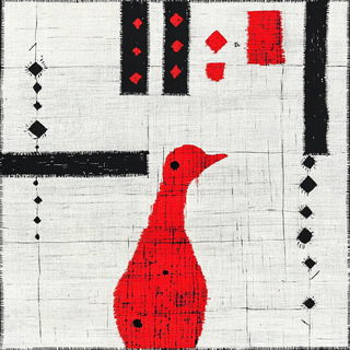 Lavender Toner Works style, Midjourney V6.1: traditional folk art