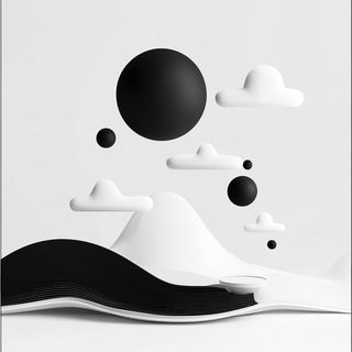 Chroma Curl Lithography style, Midjourney V6.1: abstract 3D render