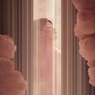 Chromalpine style, Midjourney V6.1: abstract 3D render