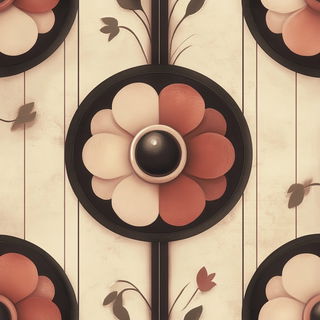 Chromalpine style, Midjourney V6.1: creative pattern composition