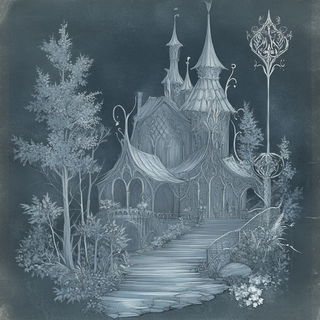 Cosmic Reliefcraft style, Midjourney V6.1: retro fairy-tale illustration