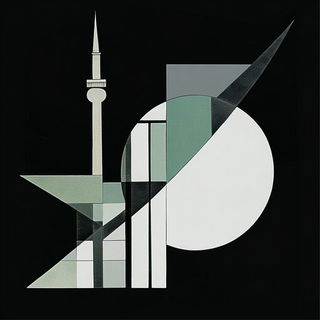Archiburin style, Midjourney V6.1: bold minimalist logo design for Istanbul city municipal services