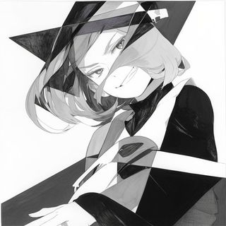 Archiburin style, Midjourney V6.1: black-and-white manga comic strip