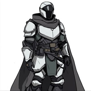 Monolithomontage style, Midjourney V6.1: concept art character design of retropunk steam knight
