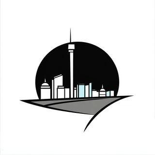Monolithomontage style, Midjourney V6.1: bold minimalist logo design for Istanbul city municipal services
