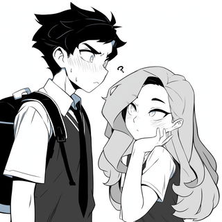 Monolithomontage style, Midjourney V6.1: black-and-white manga comic strip
