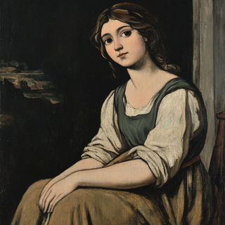 Monolithomontage style, Midjourney V6.1: classical 18th-century oil painting