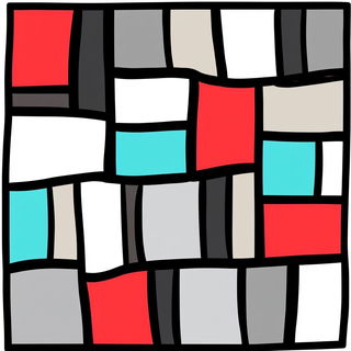 Monolithomontage style, Midjourney V6.1: creative pattern composition