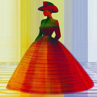 Brinebank Storyism style, Midjourney V6.1: haute-couture fashion outfit
