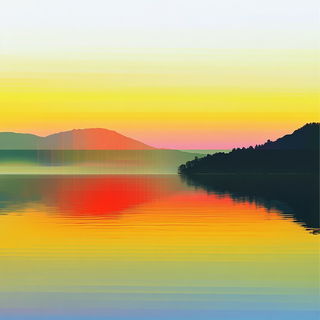 Brinebank Storyism style, Midjourney V6.1: realistic landscape photograph of quiet dawn