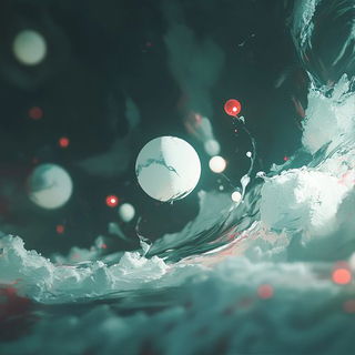 Fossilmargin style, Midjourney V6.1: abstract 3D render