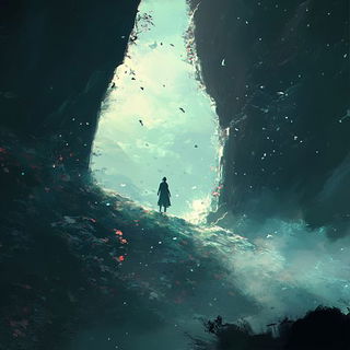 Fossilmargin style, Midjourney V6.1: cinematic shot from sci-fi movie