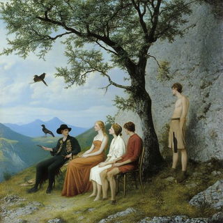 Swirlgouache style, Midjourney V6.1: classical 18th-century oil painting