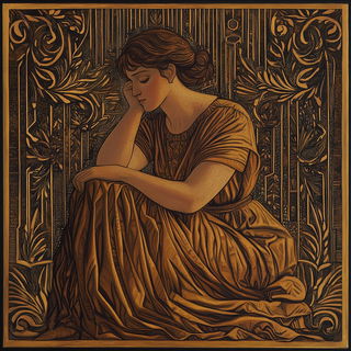Marbled Headlight District style, Midjourney V6.1: classical 18th-century oil painting