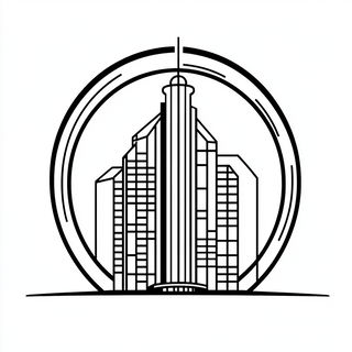 Monastarchitecture style, Midjourney V6.1: bold minimalist logo design for Istanbul city municipal services