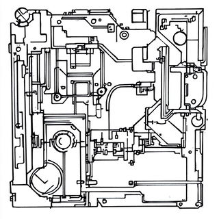 Monastarchitecture style, Midjourney V6.1: technical infrastructure blueprint schematics