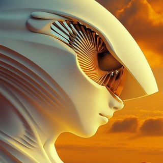 Seriglow style, Midjourney V6.1: abstract 3D render