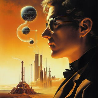 Seriglow style, Midjourney V6.1: editorial illustration for popular scientific magazine cover