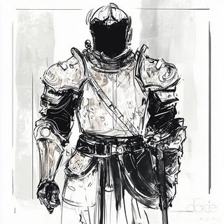 Pastelchemy style, Midjourney V6.1: concept art character design of retropunk steam knight