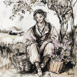 Pastelchemy style, Midjourney V6.1: classical 18th-century oil painting