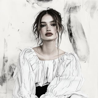 Pastelchemy style, Midjourney V6.1: photographic portrait of female protagonist