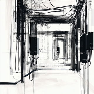 Pastelchemy style, Midjourney V6.1: technical infrastructure blueprint schematics