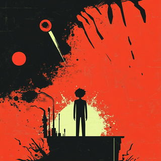 Orbhand Ritualism style, Midjourney V6.1: editorial illustration for popular scientific magazine cover