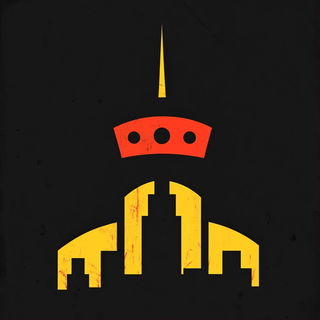 Orbhand Ritualism style, Midjourney V6.1: bold minimalist logo design for Istanbul city municipal services