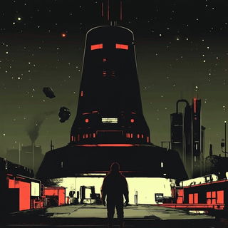 Orbhand Ritualism style, Midjourney V6.1: cinematic shot from sci-fi movie