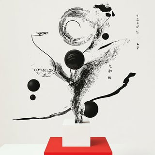 Aphelion Valley style, Midjourney V6.1: abstract 3D render