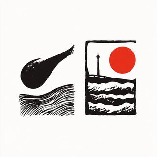 Aphelion Valley style, Midjourney V6.1: bold minimalist logo design for Istanbul city municipal services