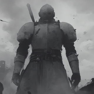 Storminkoclast style, Midjourney V6.1: concept art character design of retropunk steam knight