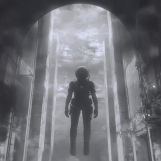 Storminkoclast style, Midjourney V6.1: cinematic shot from sci-fi movie